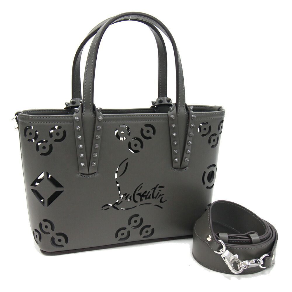 Christian Louboutin Handbag Kabata Ew Mini Crossbody Rocket Gray